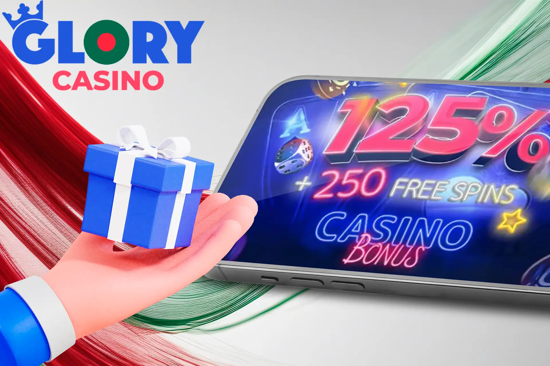 Main welcome bonus at Glory Casino Bangladesh